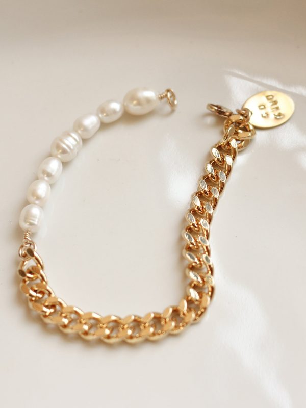 Pearly Chain Bracelet For Sale