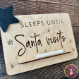 Sleeps Until Santa Visits Sign Online Sale