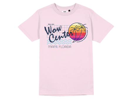 WOW Center  Retro Miami Short-Sleeve Tee Online now