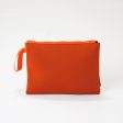 OVERSIZED WRISTLET POUCH BURNT ORANGE For Sale