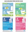 Nature Clean Natural Toilet Bowl Cleaner Strips 36 count, Non-Toxic Plastic-Free Packaging, Eco-Friendly & Septic Safe Toilet Cleaner Strips, Biodegradable Cleaning Strips Remove Stain & Odors, Refresh Toilets & Bathroom. No Bleach, No Chlorine. No Splash Online