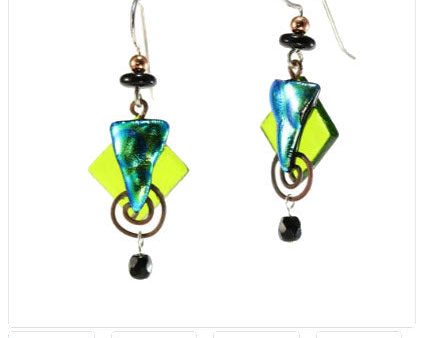 Fused Swirl Earrings on Sale