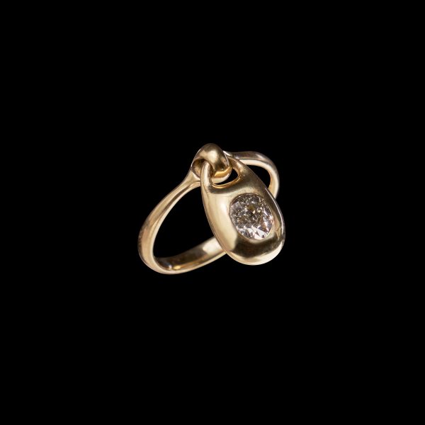 18k Diamond Locket Ring Sale