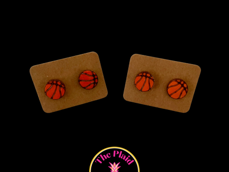 Earrings - Basketball Discount