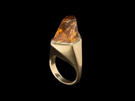 Golden Tourmaline Faceted Ring Online