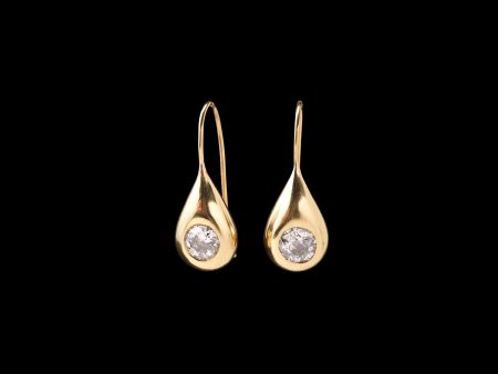 Solitaire DiamondTeardrop Earring For Cheap