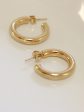 Thick Tube Hoop Earrings Online Hot Sale