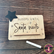 Sleeps Until Santa Visits Sign Online Sale