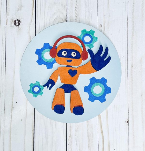 Kids Crafting Kit - Robot Online Sale