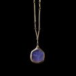 Tanzanite Cast Line Pendant Necklace For Cheap