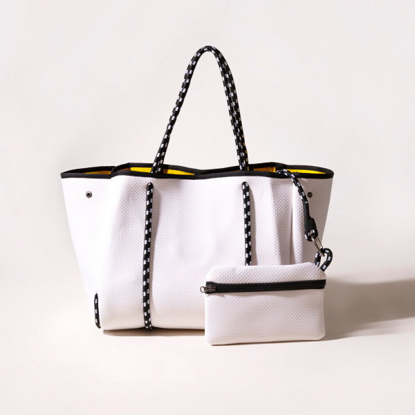 EVERYDAY TOTE DOTTED WHITE Hot on Sale