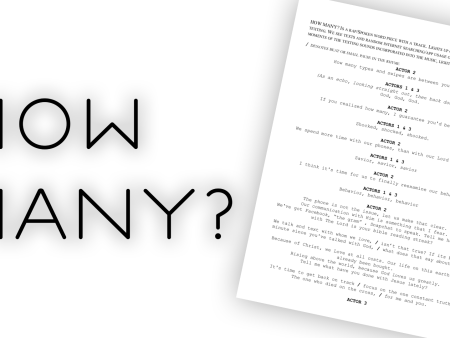 How Many?  Script Online now