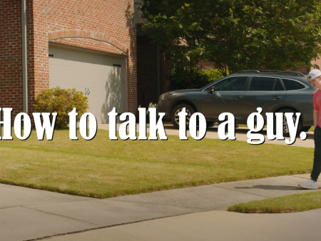 How to Talk to a Guy on Sale