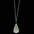 Opal Cast Line Necklace For Cheap