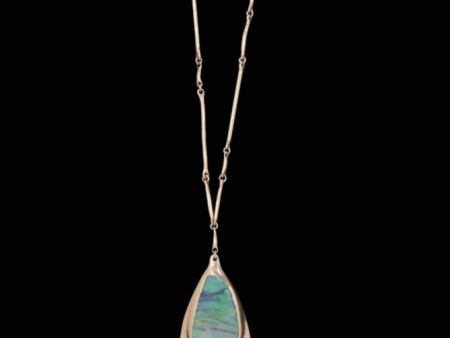 Opal Cast Line Necklace For Cheap