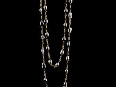 Tahitian Keshi Pearl Long Necklace Supply