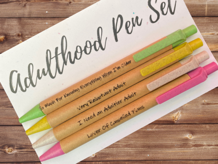 Eco Friendly Pen Set - Adulthood Online Sale