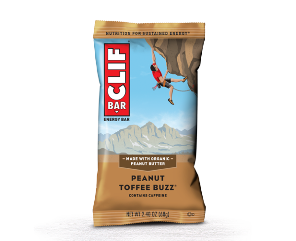 CLIF Peanut Toffee Buzz w  Caffeine 12ct. on Sale