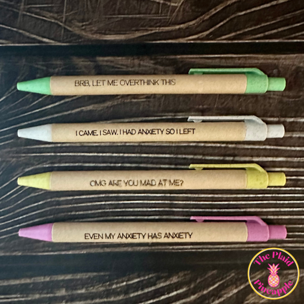 Eco Friendly Pen Set - Anxiety Discount