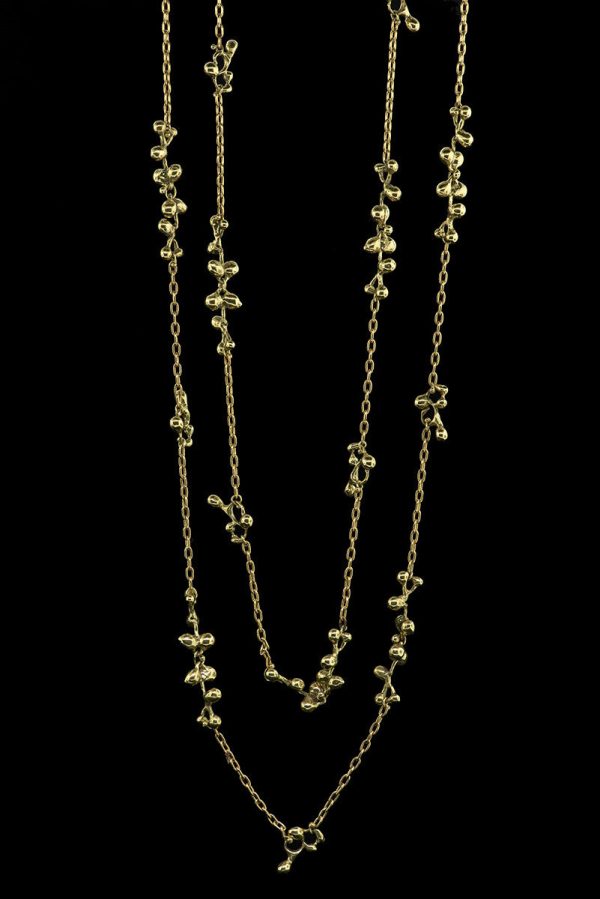 Molten Clusters Long Necklace Discount