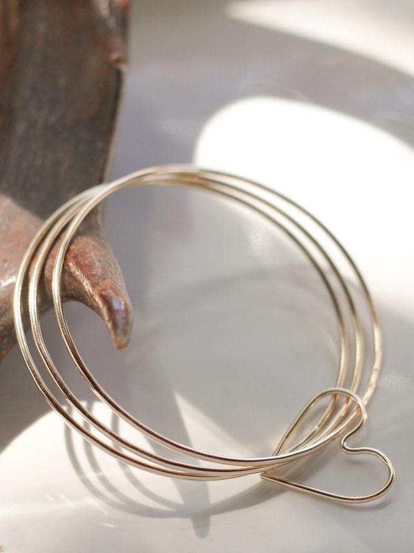 Heart Bangle Set Online