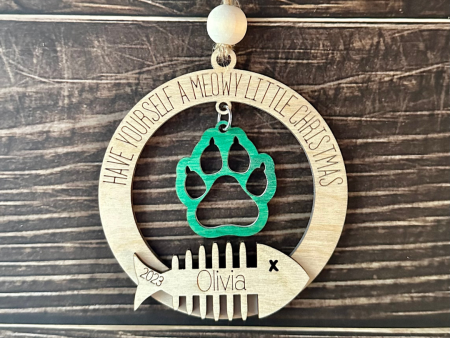 Have Yourself a Meowy Little Christmas Ornament For Discount