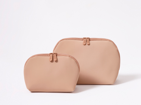 MAKEUP POUCH SET TAN Supply