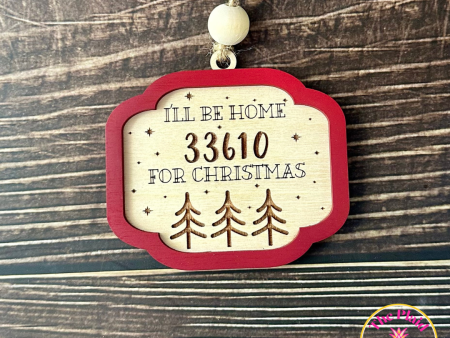 Zip Code Ornament For Discount