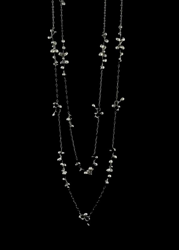 Molten Clusters Long Necklace Discount