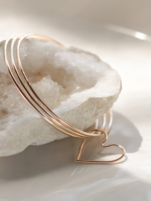 Heart Bangle Set Online