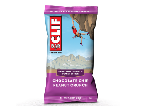 CLIF Chocolate Chip Peanut Crunch 12ct. For Sale