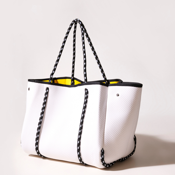 EVERYDAY TOTE DOTTED WHITE Hot on Sale