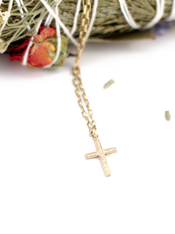 Little Cross Necklace For Discount