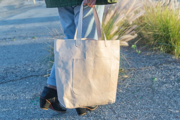 Leather Public Tote Bag on Sale