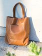 Leather Public Tote Bag on Sale