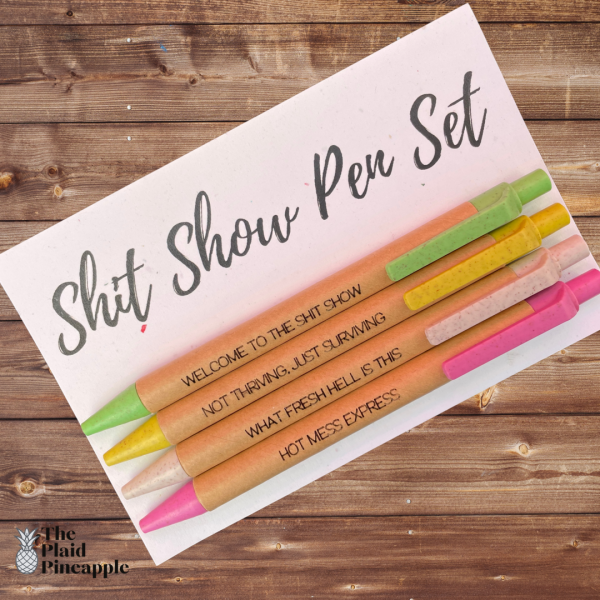 Eco Friendly Pen Set - Shit Show Supply