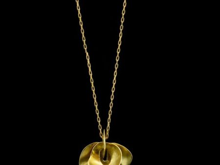 Large Orchid Pendant Necklace on Sale