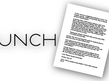 Lunch  Script on Sale