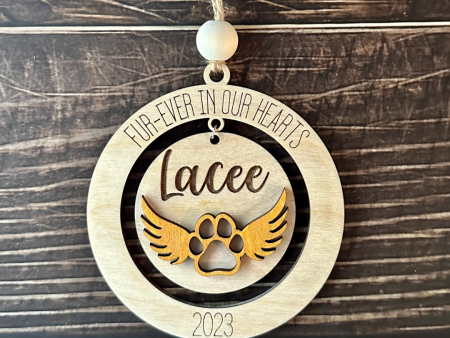 Fur-Ever In Our Hearts Ornament (Dog) For Cheap