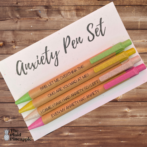 Eco Friendly Pen Set - Anxiety Discount