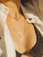 Hammered Chevron Necklace Online