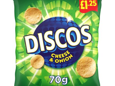 Discos Cheese & Onion Pack of 16 x 70gm Sale