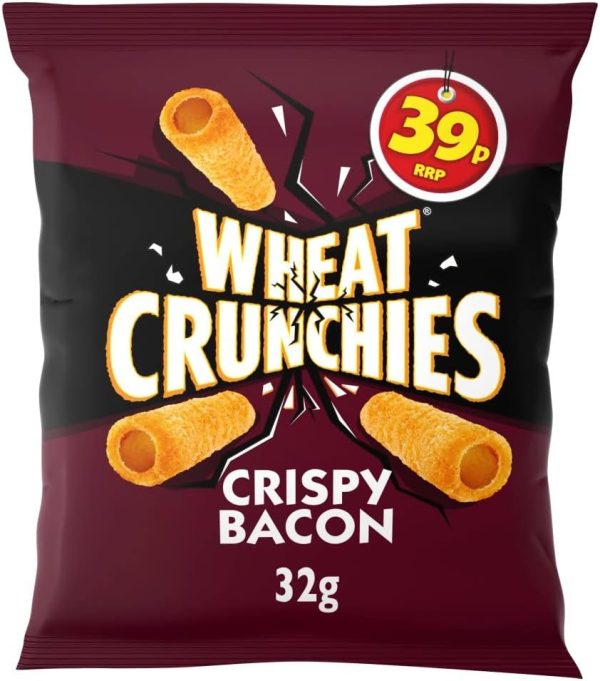 Wheat Crunchies Crispy Bacon Pack of 30x32g Fashion