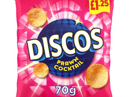 Discos Prawn Cocktail Crisps Pack of 16x 70g Online Sale