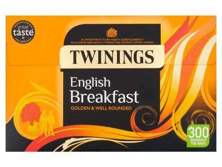 Twinings English Breakfast Tea Bags Pack of 1x300g Discount