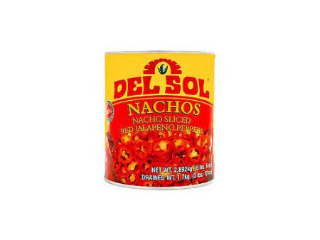 Del Sol Sliced Red Jalapeno Pack of 1 x 2.8kg For Sale