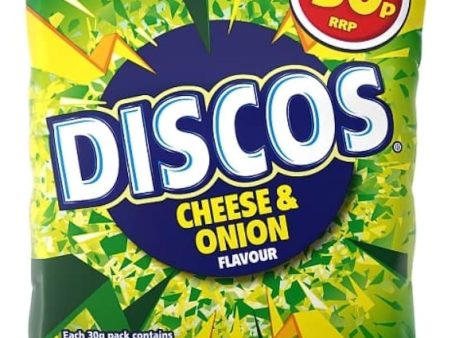 Discos Cheese & Onion Pack of 30 x 30gm Online