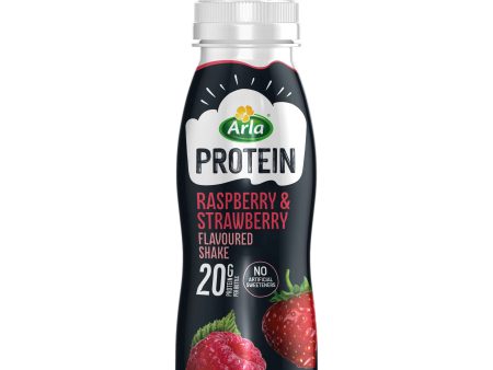 Arla Protein Shake Strawberry & Raspberry Pack of 8 x 500ml Sale