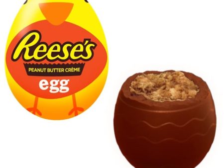 Reese s Peanut Butter Filled Easter Crème Egg Pack of 48 x 34g Online now