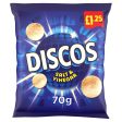 Discos Salt & Vinegar Flavour Pack of 16 x 70g For Sale